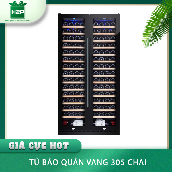 TỦ BẢO QUẢN RƯỢU VANG 305 CHAI TBQR-12